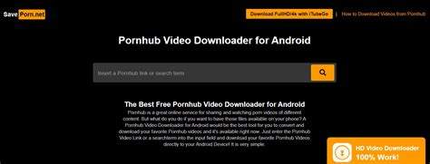 Free Pornhub Video Downloader